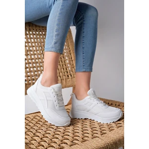 Kadın Vizon Sneakers Spor Ayakkabı