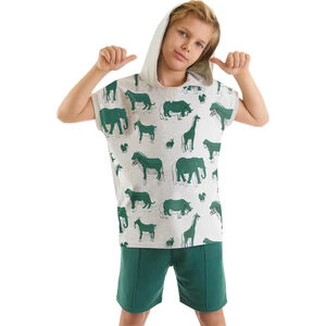 MSHB&G Animals Erkek Çocuk T-shirt Şort Takım