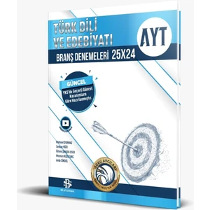 Bilgi Sarmal Yayınları AYT Türk Dili ve Edebiyatı 25 x 24 Branş Denemeleri