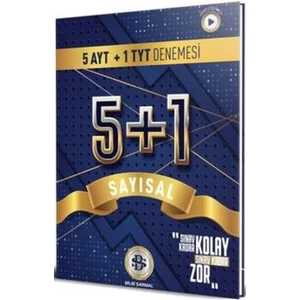 Bilgi Sarmal Yayınları 2024 YKS TYT-AYT Sayısal 5+1 Deneme Seti – Üniversite Sınavına Hazırlık Kitap Paketi