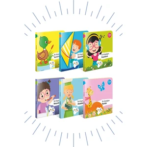 "ilk Kitaplığım" Bebek Kitapları 6'lı Set (Türkçe - Ingilizce Kelimeler) BON10510561
