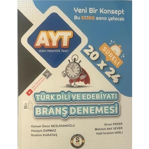 Sure Yayınları Süre Yks Ayt Denemesi Türk Dili Edebiyatı - 2024
