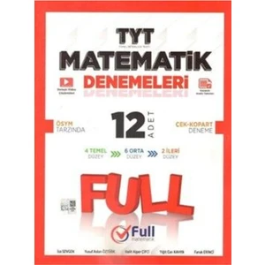 Full Matematik Yayınları Tyt Matematik 12 x 40 Denemeleri