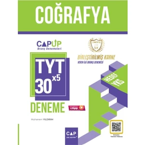 Çap Yayınları Up TYT Deneme Coğrafya 30*5 - 2024