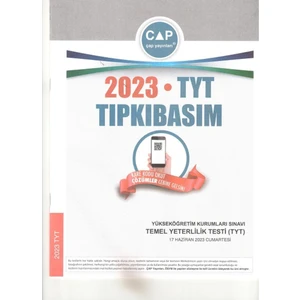 Çap Yayınları TYT Tıpkı Basım 2023