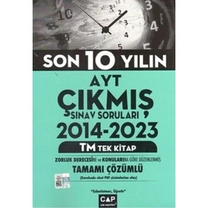 Çap Yayınları AYT Tek Kitap Tm Son 10 Yılın Çıkmış Sınav Soruları