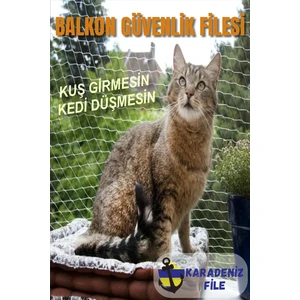 KARADENİZ DEKOR AĞLARI Balkon Filesi 3 x 10 (Kuş Filesi, Kedi Filesi, Kuş Ağı, Kuş Önleme Filesi)