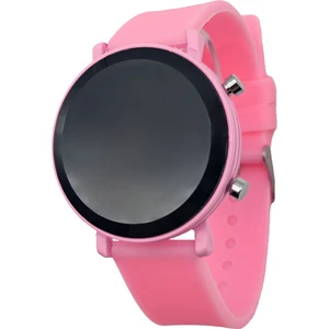 Tutkan Store Pembe Renk Yuvarlak Dijital Saat Su Geçirmez Çocuk Saati Yetişkinlerede Uyumlu Kol Saatleri