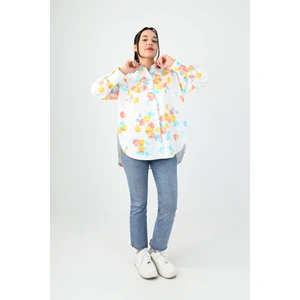 Kadın Desenli Gömlek 1674-25-1