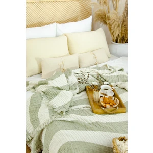 Destiny Hometex 6 Katlı Organik Multi Muslin & Keten Yatak ve Koltuk Örtüsü