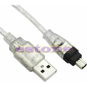 Tablet-Ootdty 5 Ft Usb'den Firewire Ieee 1394 4 Pin Ilink Adaptör Kablosu-Sata'ya USB (Yurt Dışından)