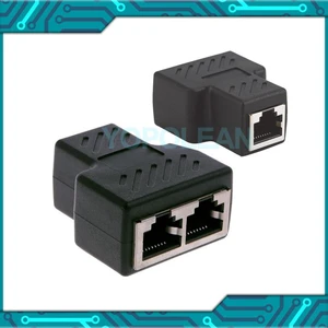 Yeni 1 Ila 2 Lan Ethernet Ağı RJ45 Splitter Genişletici Fiş Adaptörü Konnektörü Tee Kafa RJ45 Ağ Adaptörü (Yurt Dışından)