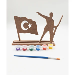 Ahşap Boyama Seti, Çocuk Aktivite Sanat Etkinliği, Çanakkale Şehitlerini Anma