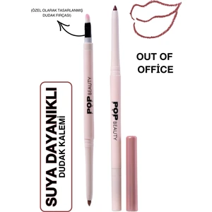 Pop Beauty Dudak Kalemi, Suya Dayanıklı, Asansörlü, Waterproof Lıplıner- Out Of Office