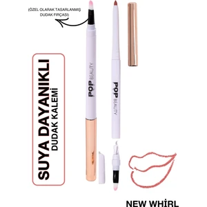 Pop Beauty Dudak Kalemi, Suya Dayanıklı, Asansörlü, Waterproof Lıplıner- New Whirl
