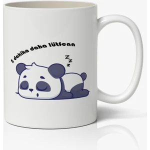 Nostaljik Lezzetler Uykucu Panda Baskılı Kupa Bardak Kahve Kupa Bardak