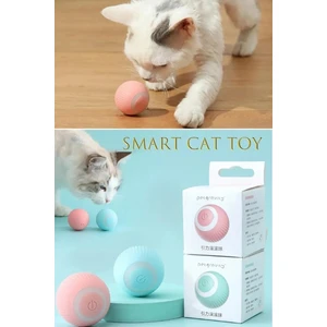 Adm Store 360 Derece Dönen Kedi Köpek Topu Oyuncağı Şarjlı Kedi Oyun Topu Interaktif Oto Hareket Eden