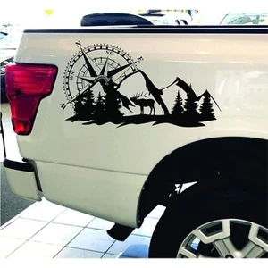 Eyba Sticker Geyikli Kamp Doğa Karavan Sticker