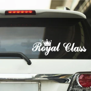 Eyba Sticker Royal Class Yazılı Araba Yazısı Araç Stickeri