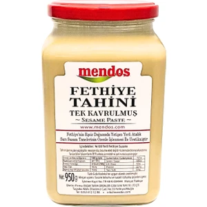 Tek Kavrulmuş, Taze Fethiye Tahini  (Yerli Susam) 950 gr Cam Kavanoz