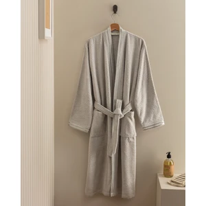 Madame Coco Maynor Kimono Unisex Bornoz - Açık Gri