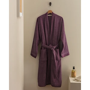 Madame Coco Maynor Kimono Unisex Bornoz - Mürdüm