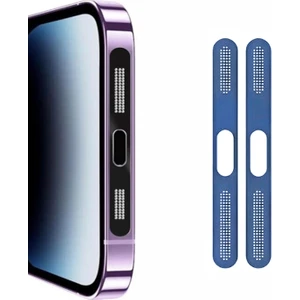 iPhone 15 Için Anti-Dust Toz ve Kir Önleyici Sticker 2 Adet Set
