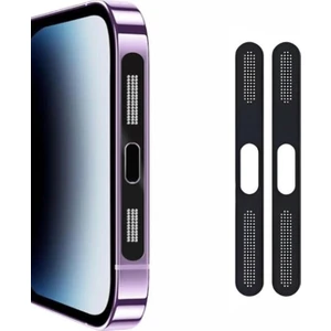 iPhone 15 Plus Için Anti-Dust Toz ve Kir Önleyici Sticker 2 Adet Set