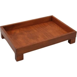 TUN'S WOODS Ayaklı Stand Tepsi 33CM x 23CM Genişlik, 6cm Yükseklik