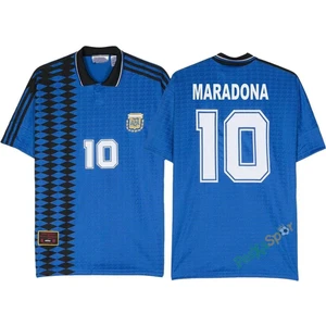 Profesyonel Ithal Kalite Maradona Arjantin 1994 Dünya Kupası Retro Maç Forması
