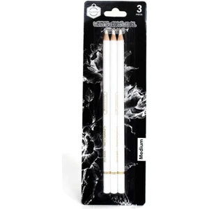 Hobi Market Art Beyaz Kömür Füzen Kalem Seti 3'lü