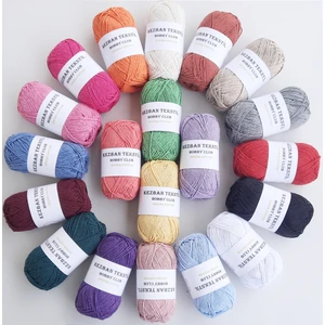 TıkTık AL %100 Pamuk Punch (Panç) ve Amigurumi Ipi Seti 20 Adet