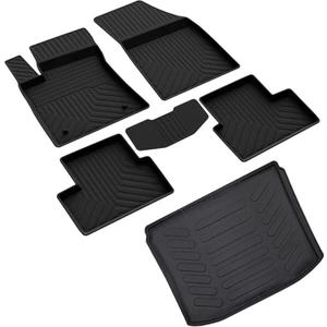 Renault Megane 4 Sedan Ferrous 4d Paspas  ve Çift Kulaklı 3D Bagaj Havuzu 2016 ve Üstü