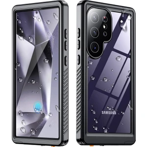 Samsung Galaxy S24 Ultra Için Snowproof Dustproof Shockproof Yerleşik Ekran IP68 Sealed Tam Koruma Underwater Kılıf Kapaklı (Yurt Dışından)