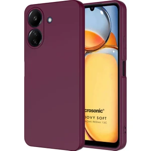 Xiaomi Redmi 13C Kılıf Groovy Soft Mor