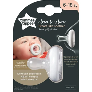 Tommee Tippee Breastlike Emzik 6-18 Ay Beyaz