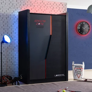 Gardırop, Gamer 2 Kapaklı Ledli Dolap