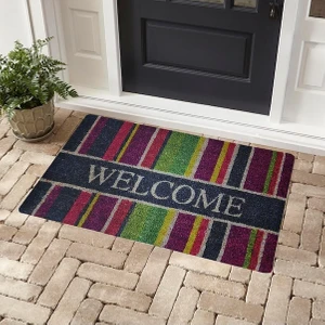 My Floor Renkli Welcome Yazılı Kauçuk Kapı Önü Paspası