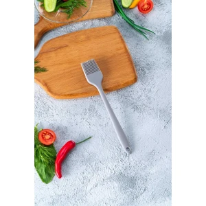 Gri Silikon Yumurta Fırçası 21CM