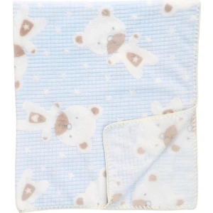 Süs Dikişli Ayıcık Bebek Battaniyesi 90X100 cm 95083
