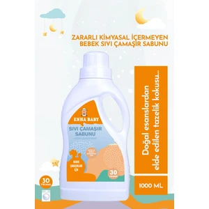 Enha Baby Zararlı Kimyasal Içermeyen Bebek Sıvı Çamaşır Sabunu 1 Litre