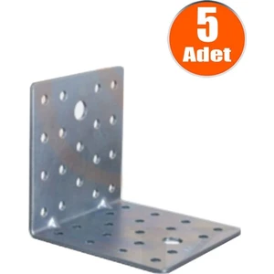 ŞENEL Yapı Market 8X8X8 Mobilya Dolap Köşe Bağlantı L Demir Gönye Sabitleme 5 Adet