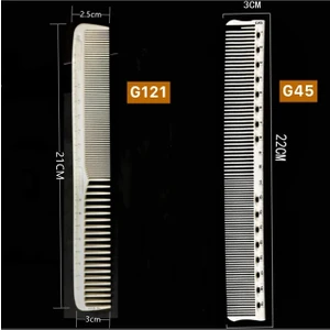 Mingming Shop G45 ve G121 Stili Japonya Pro Kuaförlük Kesim Tarak Berber Lazer Tedbir Ölçeği Saç Kesim Tarak G0721 ile Kırılmaz Saç Kesme Tarak (Yurt Dışından)