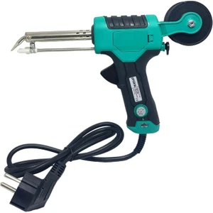 PJ-042 Lehim Makaralı 60WATT Isı Ayarlı Tabanca Havya Eğri Uçlu