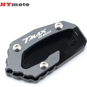 TMAX560 Titanyum Stili Yamaha T-Max Tmax Sx Dx TMAX530 TMAX560 XP530 Tech-Max Motosiklet Kickstand Yan Standı Uzatma Pedi Plakayı Büyüt (Yurt Dışından)