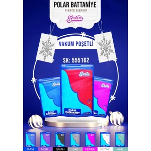 Polar Battaniye Çift Kişilik Sasta Televizyon Battaniyesi 180X210CM