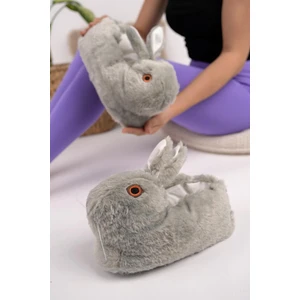 Modafrato Peluş Cc-99 Unisex Tavşanlı Panduf Peluş