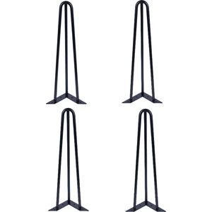 Side Metal Ahşap ve Kütük Sehpa Ayağı 40 CM 4 ADET