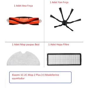Lin Grup Xiaomi STYTJ02ZHM STYTJ03ZHM Mop2 Plus + 2c Uyumlu Yedek Parçaları