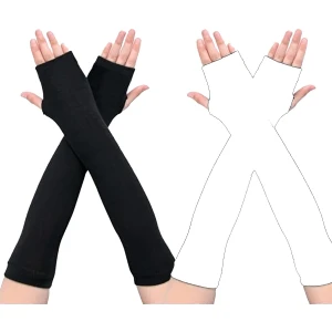 Belifanti Collection Kadın Penye Namaz Kolluğu Siyah Beyaz 2'li Set